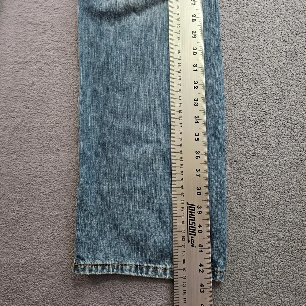 Levi's 505‎ Jeans Mens 34x34 Blue Denim Faded Streetwear Americana Straight Fit